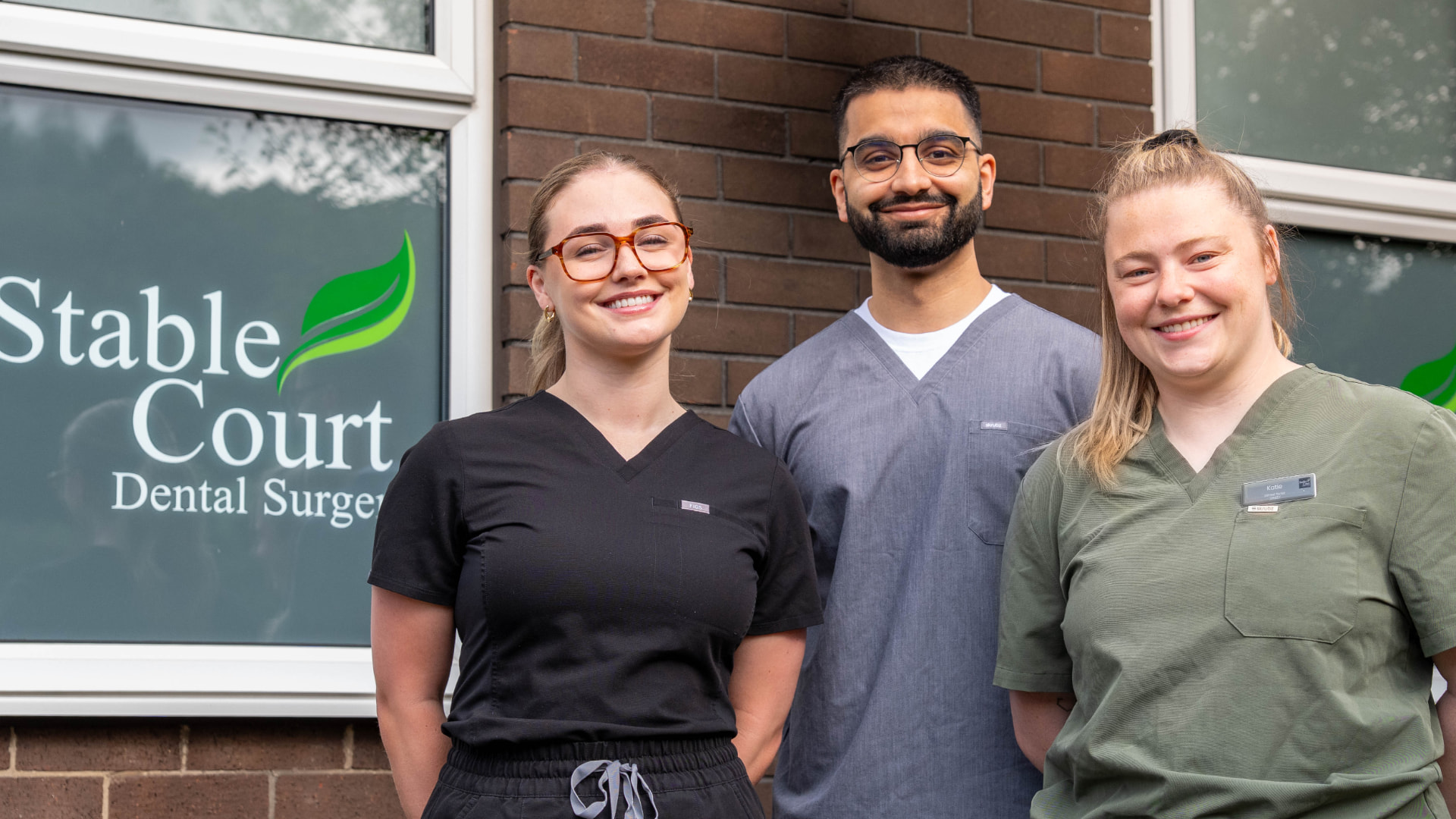 Stable Court Dental Surgery team outside the practice